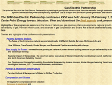 Tablet Screenshot of gaselectricpartnership.com